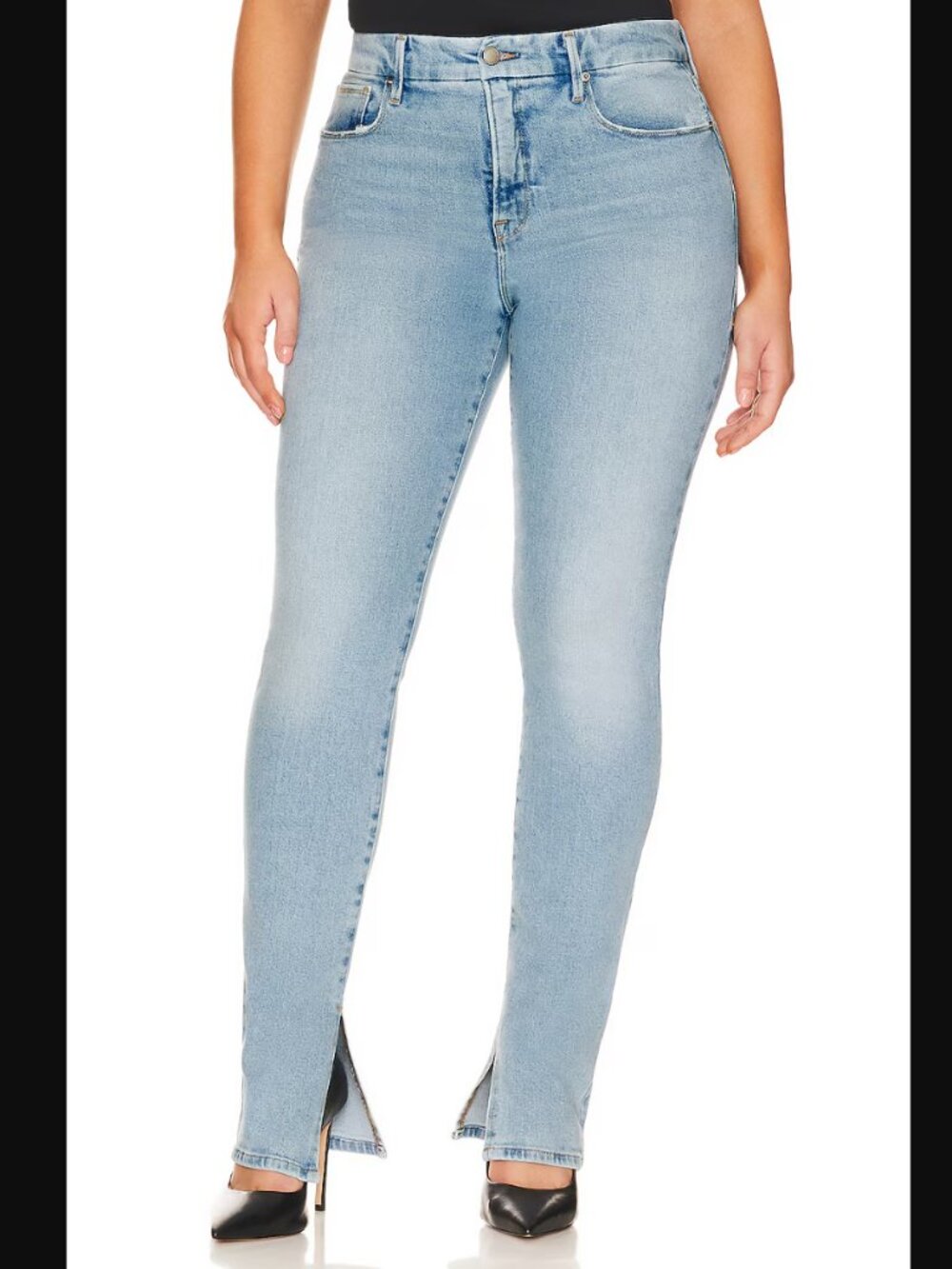 Good American Good Classic Straight with Slit | Size 12/31